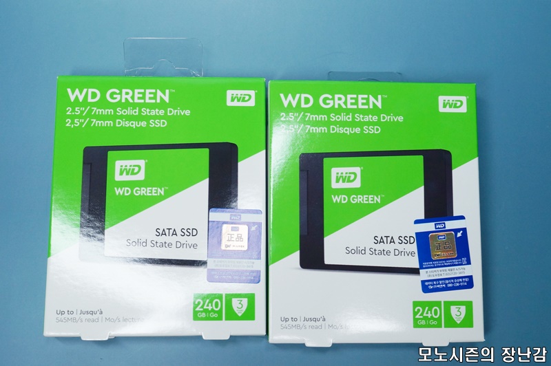웨스턴디지탈(웬디) Green SSD 240GB TLC 간단후기