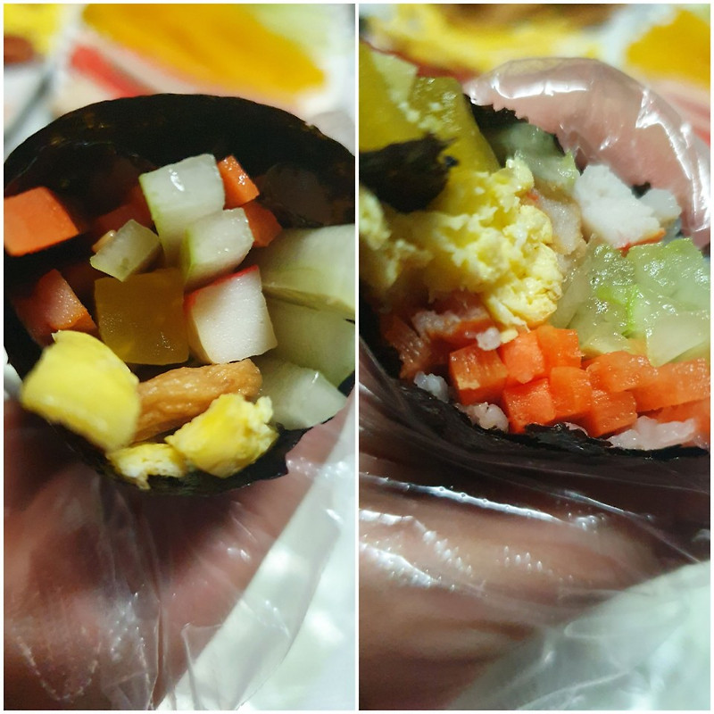 [다이어트 음식]밥없는 김밥 만들기