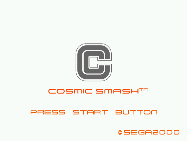 Cosmic Smash.GDI Japan 파일 - 드림캐스트 / Dreamcast
