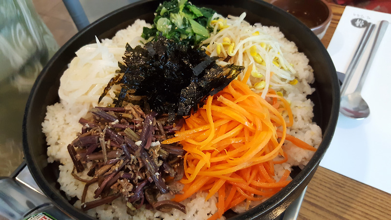 울산 삼산 맛집 정칼국수 철판 비빔밥