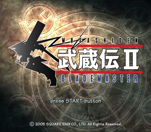 스퀘어 에닉스 / 액션 RPG - 무사시전 2 블레이드 마스터 武蔵伝II ブレイドマスター Musashiden II Blademaster (PS2 - iso 다운로드)