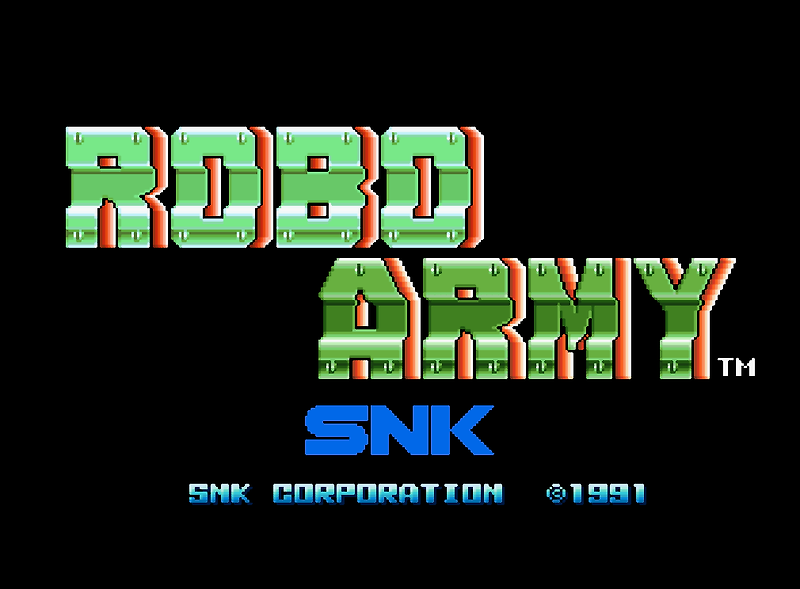 (SNK) 로보 아미 - ロボアーミー Robo Army (네오지오 CD ネオジオCD Neo Geo CD - iso 파일 다운로드)