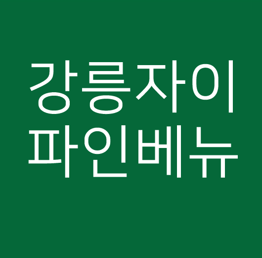 강릉 자이 파인베뉴 11월 분양