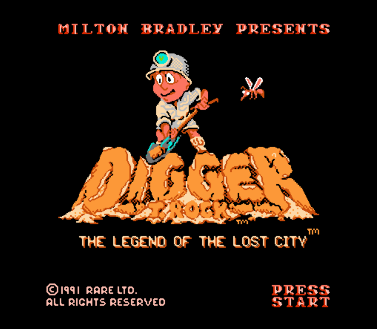 NES ROMS - Digger T. Rock The Legend of the Lost City (EUROPE / 유럽판 롬파일 다운로드)