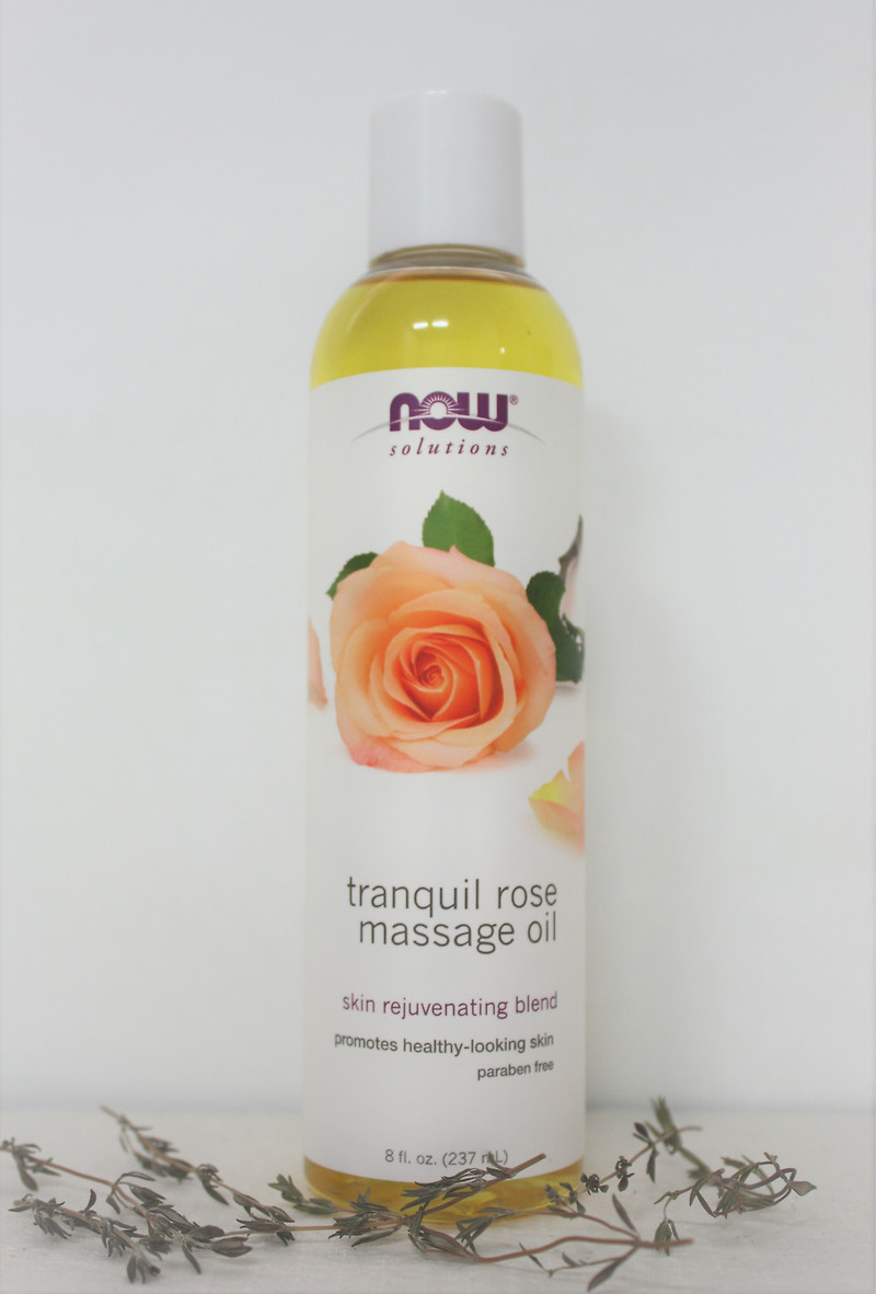 나우푸드 마사지 오일(tranquil rose massage oil)로 건조한 피부 관리 해요^^