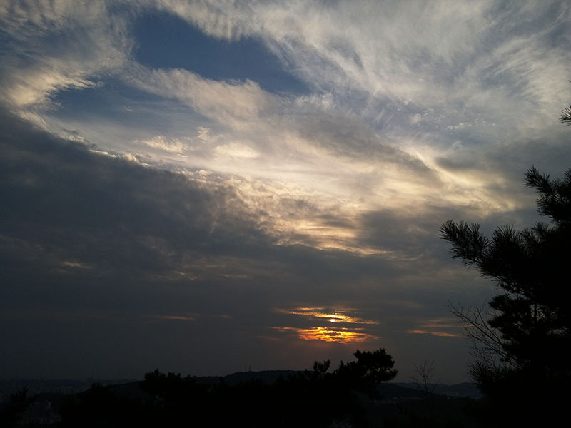 걷고 사랑하며 #236: 저녁노을(Sunset)이 아름다운 인왕산(Inwangsan)