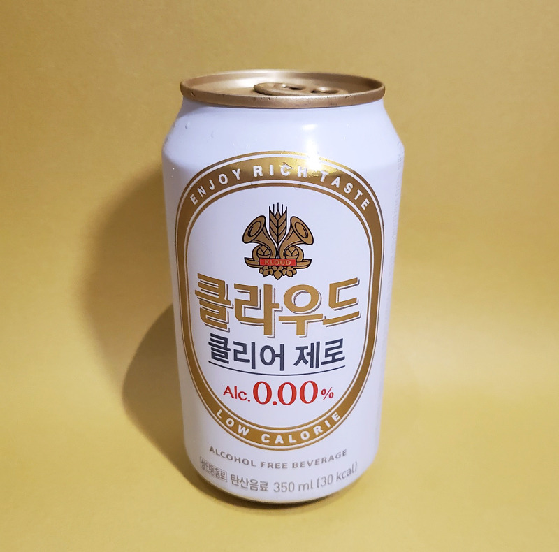 클라우드 클리어제로 무알콜맥주 kloud clear zero beer 0.00% ALC.