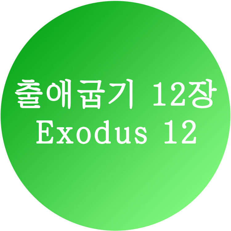 [출애굽기 12장] 한영성경 (Exodus Chapter 12)