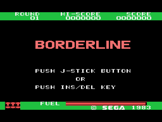 Borderline (SG-1000) 게임 롬파일 다운로드