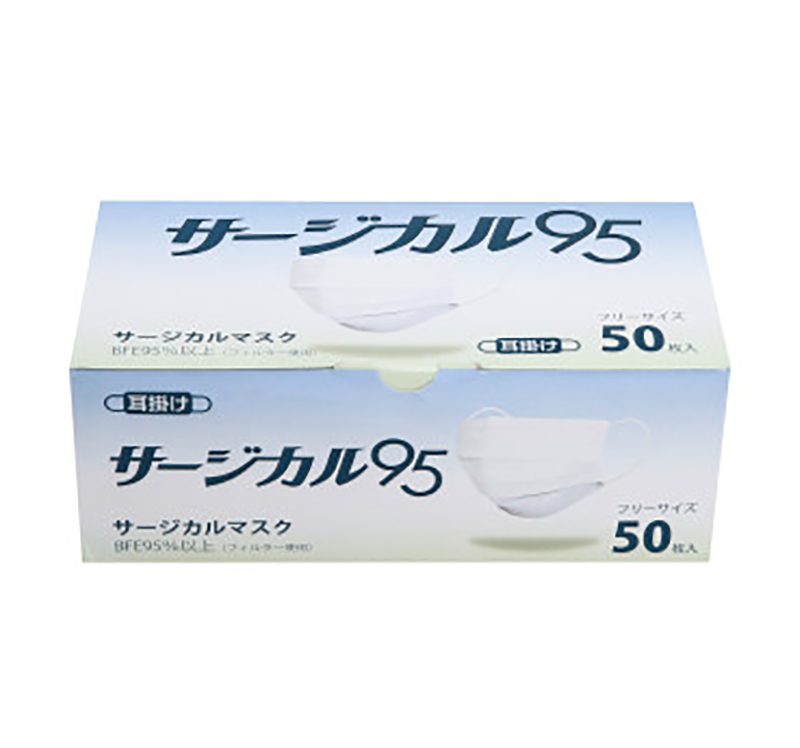 아사히소교 써지컬 일회용 마스크 BFE95% 화이트 50매 17,500원 아이리스 마스크와 비슷한 일본브랜드 제품!