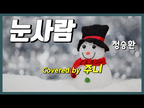 정승환 - 눈사람(Snowman) [주니 Cover] - 가사 포함