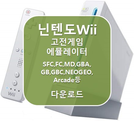 [닌텐도Wii] Wii 용 고전게임 에뮬레이터 다운로드 Emulator for Wii