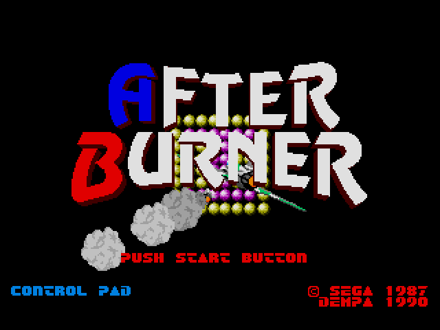After Burner II (메가 드라이브 / MD) 게임 롬파일 다운로드