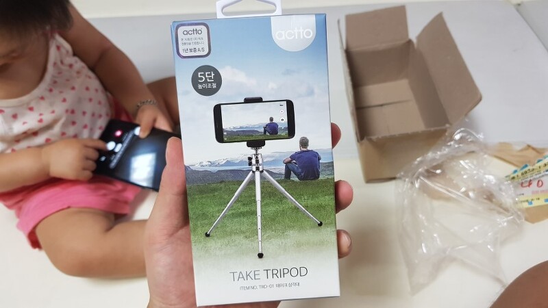 [제품리뷰] Actto Take Tripod_액토 스마트폰 삼각대_TRD-01