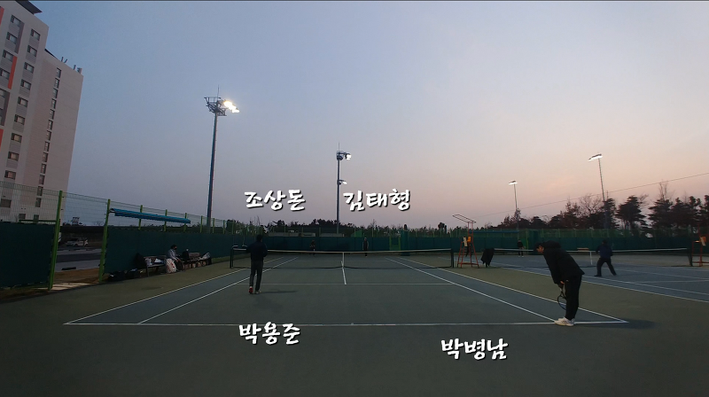인천 오아시스 테니스클럽 3월 12일 경기영상