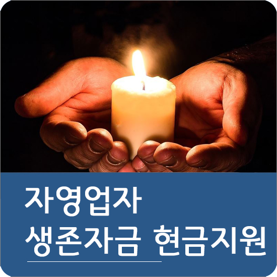 서울시 자영업자 생존자금 현금지원 정책 신청내용