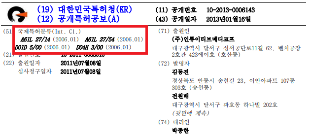 국제특허분류(IPC)의 정의 및 확인방법