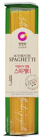 청정원 이탈리아 정통 스파게티 250g 2인분 파/스파게티면/스파게티소스/파면/오뚜기스파게티, 단일 수량