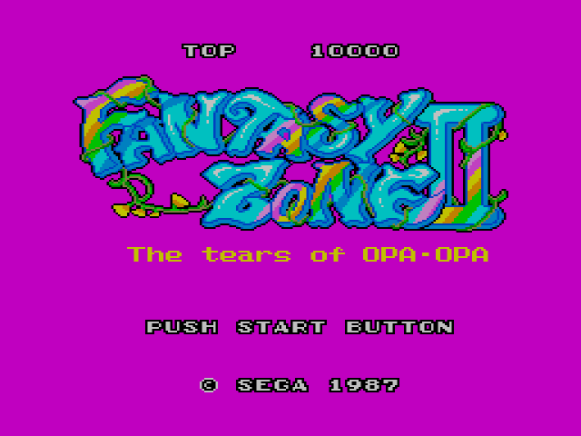 Fantasy Zone II Opa-Opa no Namida (세가 마스터 시스템 / SMS) 게임 롬파일 다운로드