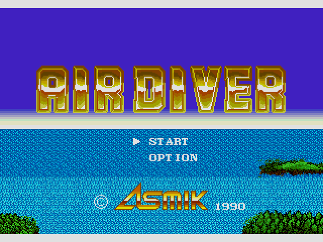 Air Diver (메가 드라이브 / MD) 게임 롬파일 다운로드