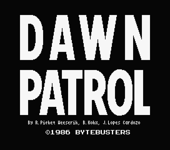 Dawn Patrol - MSX (재믹스) 게임 롬파일 다운로드