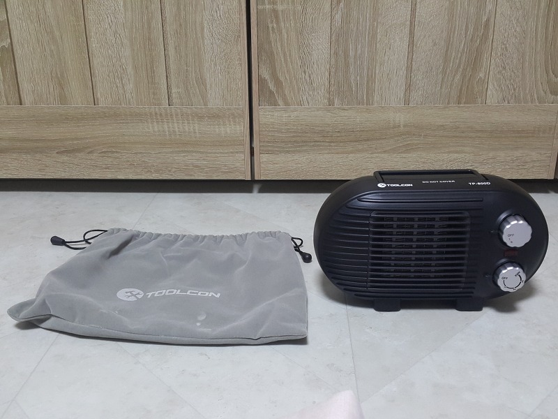 #1 툴콘(TP-800D) 온풍기 개봉기 및 특징, 단점, 소음
