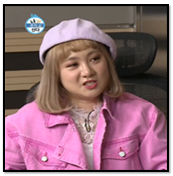 [지금이옷] 나혼자 산다 340회, 박나래 핑크 자켓 - 'SJYP - 데님 오버핏 스티치 자켓'