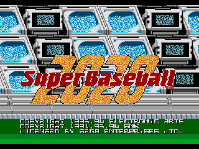 2020 Nen Super Baseball (메가 드라이브 / MD) 게임 롬파일 다운로드