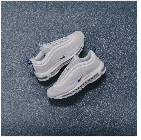 Nike 나이키 에어맥스 97 프리미엄 흰파 써밋 화이트 레이서 블루 (312834-009)