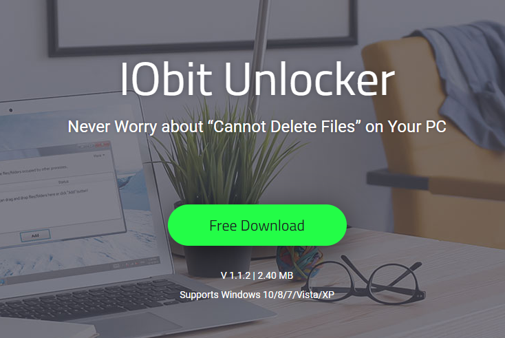 파일 강제삭제 잠금해제 유틸 - IObit Unlocker