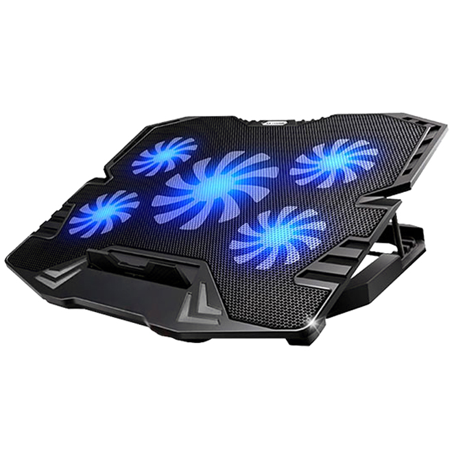 할인정보 시스템게이트 얼리봇 Gaming Notebook Cooling Pad 태풍K5, 블랙