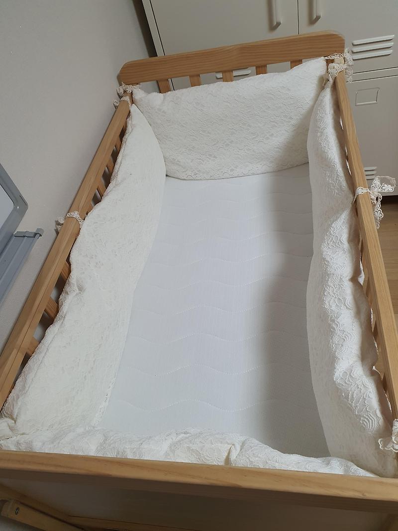 임신 22주 1일 - 아기 침대 범퍼 가드를 만들었다