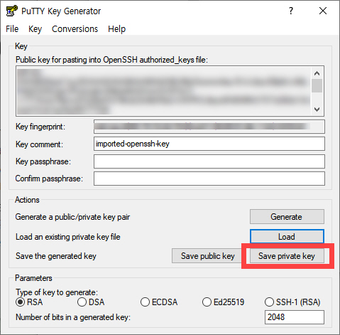 아마존 라이트세일 워드프레스에서 Putty를 이용하여 phpMyAdmin에 접속하는 방법