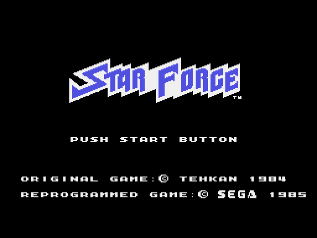 Star Force (SG-1000) 게임 롬파일 다운로드
