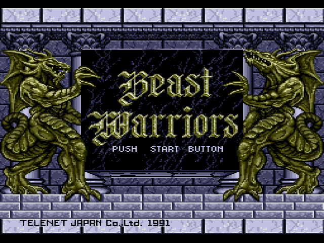 Beast Warriors (메가 드라이브 / MD) 게임 롬파일 다운로드