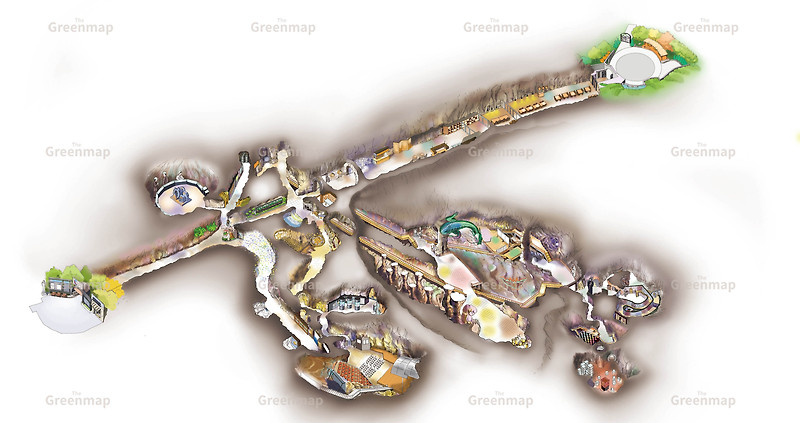 광명 동굴 (조감도·그림지도) - 더그린맵