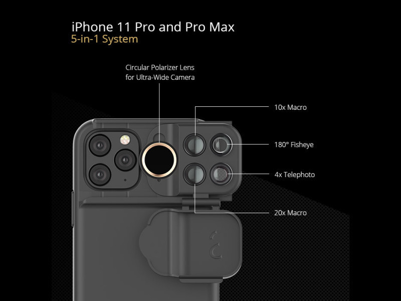 Apple, iPhone 11 Pro&Max의 맞춰진 새로운 렌즈케이스