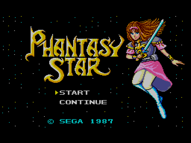 Phantasy Star (세가 마스터 시스템 / SMS) 게임 롬파일 다운로드
