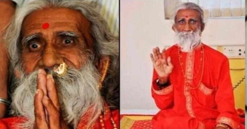 78년 동안 단식 했다는 유명 인도 승려,옷 속 음식 숨겨 먹다 걸려..