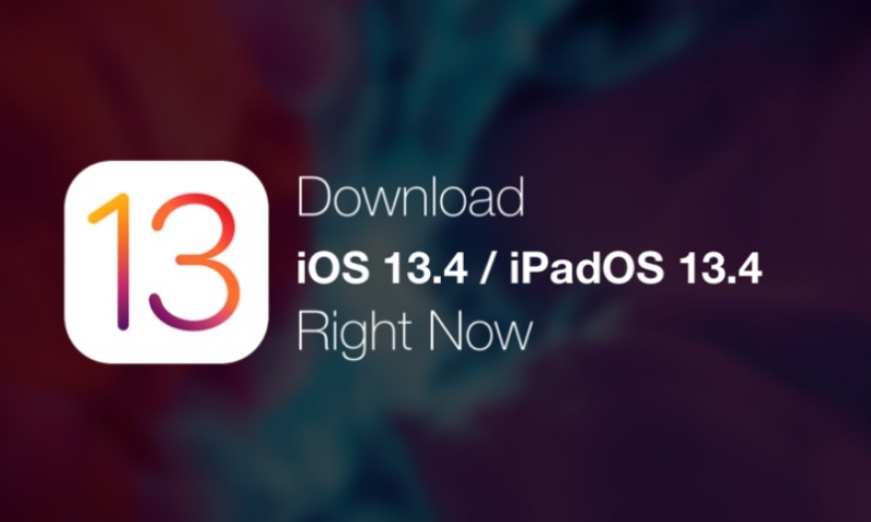 iOS 13.4 업데이트