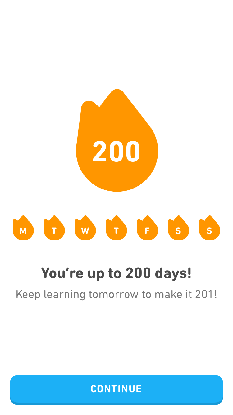 듀오링고 Duolingo 200일 후기, 과연 효과 있었나?