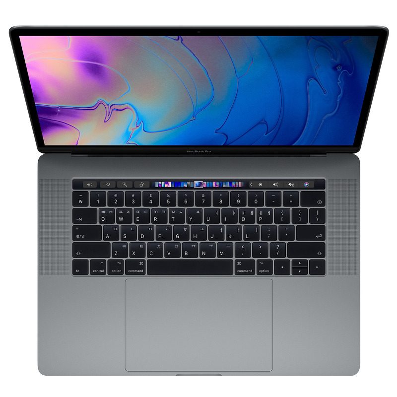 Apple 2018년 맥북 프로 터치바 15 (16GB MAC OS), 스페이스 그레이, i7-2.6GHz 6-core, SSD 512GB