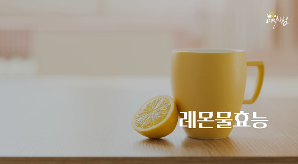 [매일아침좋은글] 레몬물효능과 디톡스방법