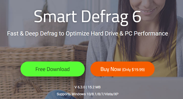 Iobit Smart Defrag - 윈도우 조각모음 프로그램