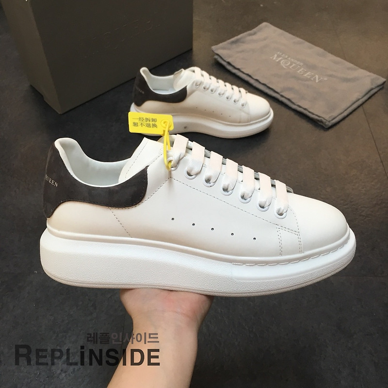 [Alexander McQUEEN] 알렉산더맥퀸 오버솔 블랙 스웨이드탭