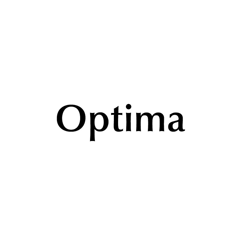 Optima 옵티마 폰트 12종 다운로드