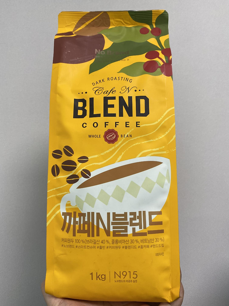 이마트 원두 커피 노브랜드 (no brand) 까페 N 블렌드 1kg