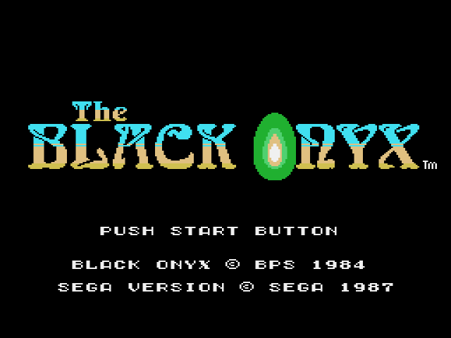The Black Onyx (SG-1000) 게임 롬파일 다운로드