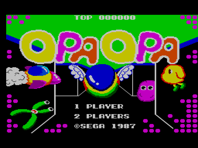 Opa Opa (세가 마스터 시스템 / SMS) 게임 롬파일 다운로드