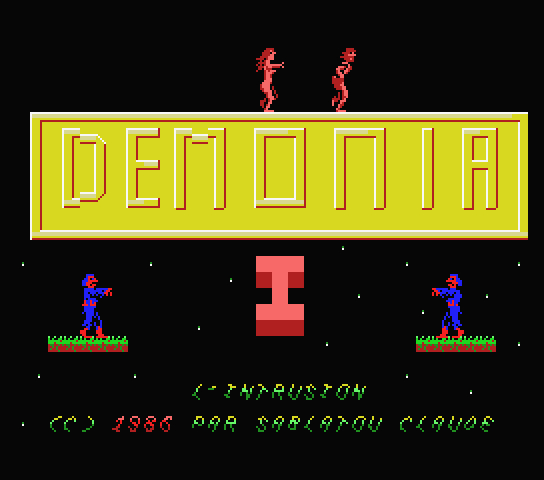 Demonia - MSX (재믹스) 게임 롬파일 다운로드